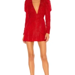 ROBE STEFANIA Red