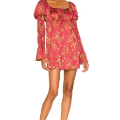 ROBE BROCK Red Floral Multi