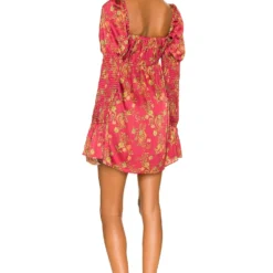 ROBE BROCK Red Floral Multi -Pas Cher Tendricia Magasin HOOF WD828 V3