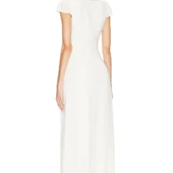 ROBE SIMONE White -Pas Cher Tendricia Magasin HOOF WD968 V3