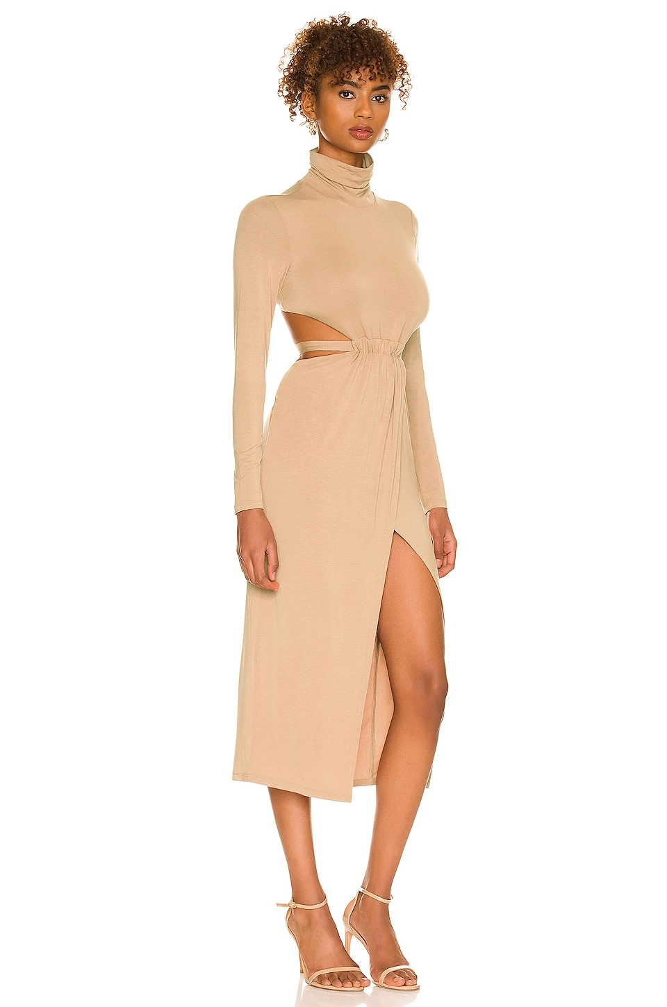 ROBE MI-LONGUE CIA Camel 4 ROBE MI-LONGUE CIA Camel – Image 2