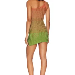 ROBE COURTE PLAYA Pink & Green Ombre -Pas Cher Tendricia Magasin HURR WD609 V3