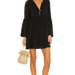 ROBE MINTA Black -Pas Cher Tendricia Magasin INDA WD718 V2