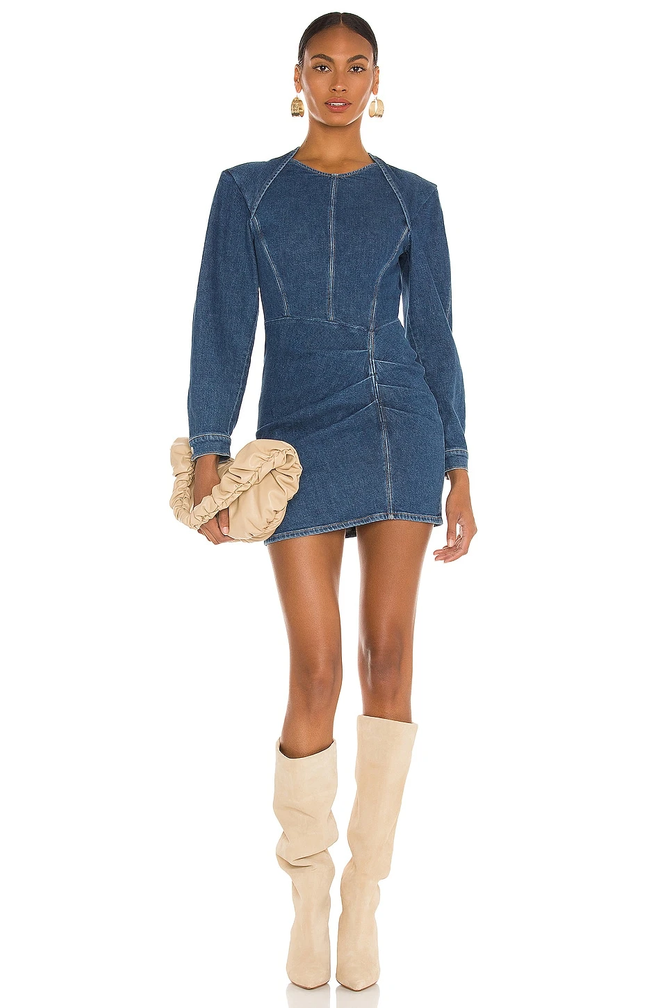 IRO ROBE LENAY Authentic Blue Denim 3 IRO ROBE LENAY Authentic Blue Denim