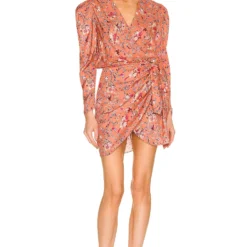 Isabel Marant Etoile ROBE COURTE BAIKAL PAPAYA