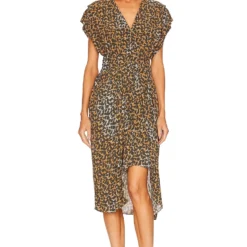 Isabel Marant Etoile ROBE MI-LONGUE ALMEYA BRONZE