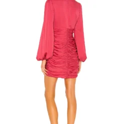 ROBE DRAPER Teaberry -Pas Cher Tendricia Magasin JAYG WD472 V3