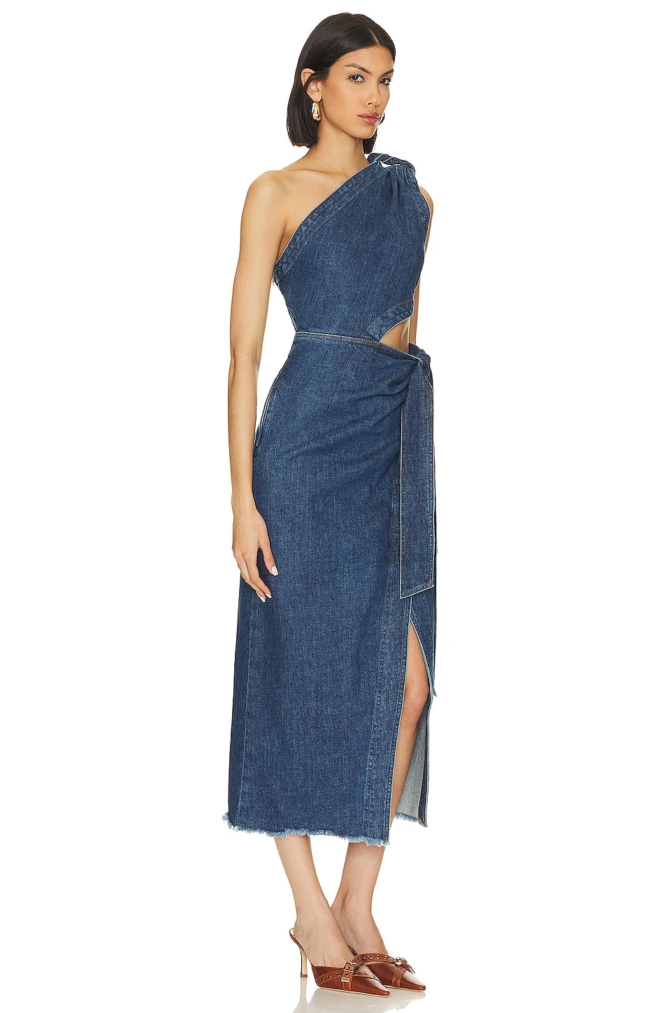 ROBE MIDI EN DENIM DORAN Covina 4 ROBE MIDI EN DENIM DORAN Covina – Image 2