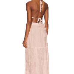 ROBE MAXI ALTAIR Peach 7 ROBE MAXI ALTAIR Peach -Pas Cher Tendricia Magasin JENS WD549 V3