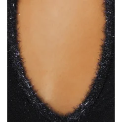 ROBE TIE Navy & Black Tinsel -Pas Cher Tendricia Magasin JOOR WD35 V4