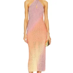 ROBE DÉBARDEUR MIDI FELLY Azalea Ombre