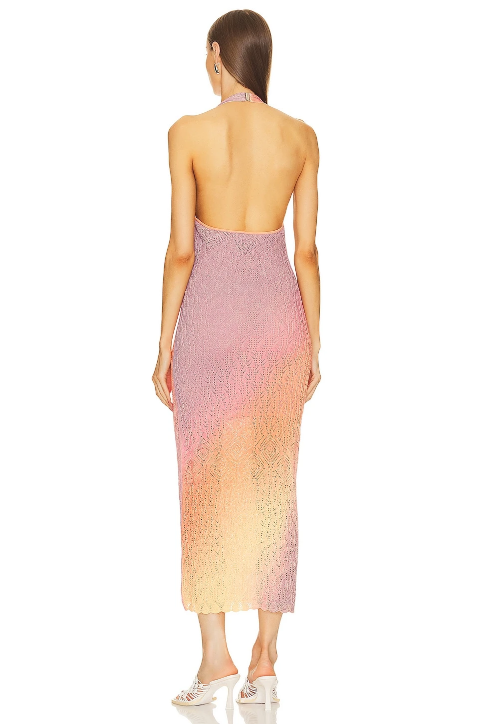 ROBE DÉBARDEUR MIDI FELLY Azalea Ombre 5 ROBE DÉBARDEUR MIDI FELLY Azalea Ombre – Image 3