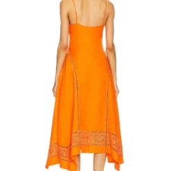 ROBE MIDI FORME FOULARD VALERIA Tangelo 7 ROBE MIDI FORME FOULARD VALERIA Tangelo -Pas Cher Tendricia Magasin JSKI WD252 V3