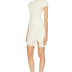 ROBE COURTE DEMITRIA White -Pas Cher Tendricia Magasin JSKI WD268 V3