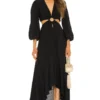 ROBE JAELYNN Black -Pas Cher Tendricia Magasin JSKI WD46 V1