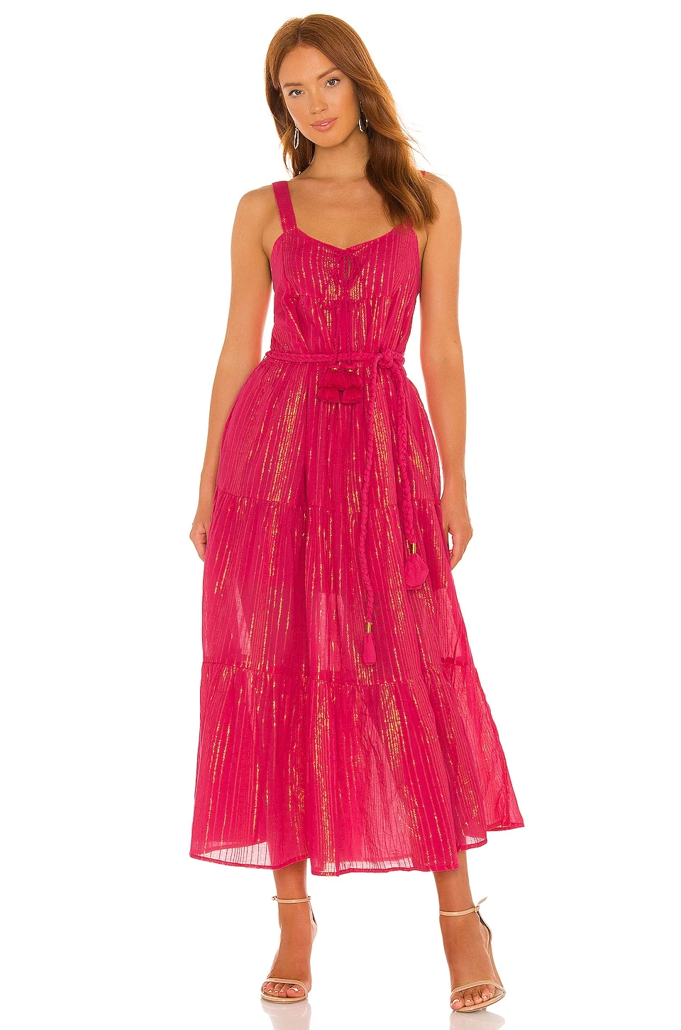 ROBE MAXI BELLE Cherry 3 ROBE MAXI BELLE Cherry