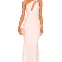 ROBE DE SOIRÉE EDGY Blush -Pas Cher Tendricia Magasin KATR WD203 V1 2