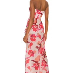 ROBE DE SOIRÉE BABY Pink Floral -Pas Cher Tendricia Magasin KATR WD210 V3