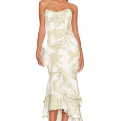 ROBE CECE Green Flora