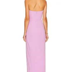 ROBE DE SOIRÉE PAMELA Lilac -Pas Cher Tendricia Magasin KATR WD247 V3