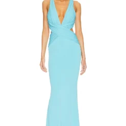 ROBE DE SOIRÉE SECRET AGENT Cyan -Pas Cher Tendricia Magasin KATR WD294 V1 1