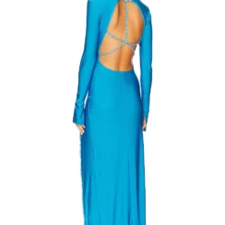 ROBE DE SOIRÉE Blue -Pas Cher Tendricia Magasin KHAR WD11 V4