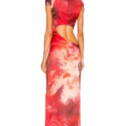 ROBE QI PAO Red Rose -Pas Cher Tendricia Magasin KIMR WD27 V4