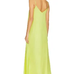 ROBE HARTLEY Chartreuse -Pas Cher Tendricia Magasin LAGR WD163 V3