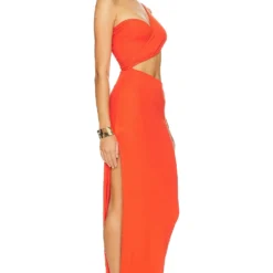 ROBE SLANTED Blood Orange -Pas Cher Tendricia Magasin LAMR WD11 V2