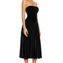 ROBE CARMEN Black Velvet -Pas Cher Tendricia Magasin LBER WD19 V2