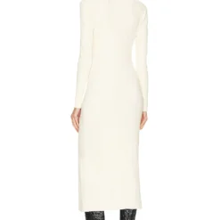 ROBE MI-LONGUE ZOE Ivory -Pas Cher Tendricia Magasin LBLR WD22 V3