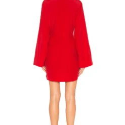 ROBE MINI AVEC LIEN À NOUER À LA TAILLE JANEIRO Red 9 ROBE MINI AVEC LIEN À NOUER À LA TAILLE JANEIRO Red -Pas Cher Tendricia Magasin LCDE WD129 V3