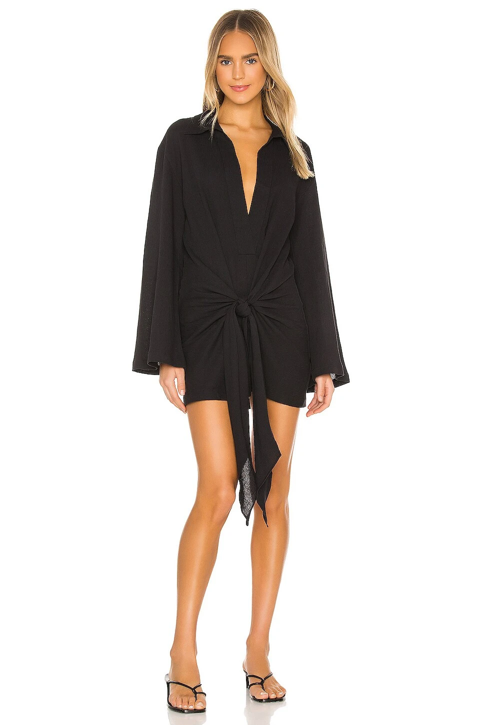 ROBE COURTE HELIE Black 4 ROBE COURTE HELIE Black – Image 2