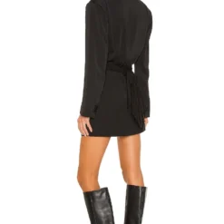 ROBE COURTE STASIE Black -Pas Cher Tendricia Magasin LCDE WD466 V3