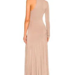 ROBE RENNEA Taupe -Pas Cher Tendricia Magasin LCDE WD602 V4