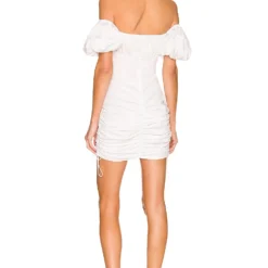 ROBE CAROLINE White -Pas Cher Tendricia Magasin LCDE WD627 V3