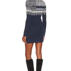 ROBE ADKINS Navy Multi 8 ROBE ADKINS Navy Multi -Pas Cher Tendricia Magasin LCDE WD707 V3