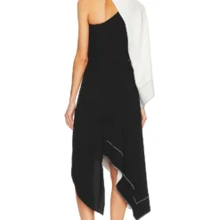 ROBE CILLIAN Black & White 11 ROBE CILLIAN Black & White -Pas Cher Tendricia Magasin LCDE WD731 V5