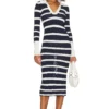 ROBE ARLIE Navy & White -Pas Cher Tendricia Magasin LCDE WD770 V1