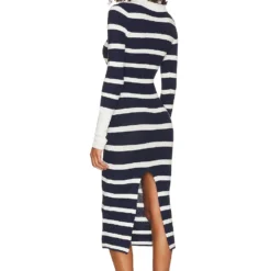 ROBE ARLIE Navy & White -Pas Cher Tendricia Magasin LCDE WD770 V3