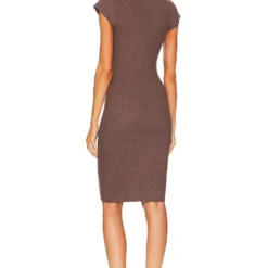 ROBE RUE Chocolate -Pas Cher Tendricia Magasin LEAX WD364 V3