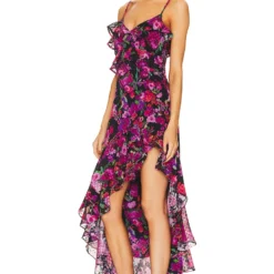 ROBE MIKA Black Multi 8 ROBE MIKA Black Multi -Pas Cher Tendricia Magasin LEAX WD394 V3