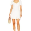 ROBE HAILEY White -Pas Cher Tendricia Magasin LEAX WD402 V1