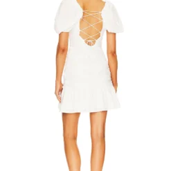 ROBE HAILEY White 7 ROBE HAILEY White -Pas Cher Tendricia Magasin LEAX WD402 V3