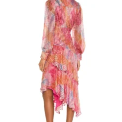 LoveShackFancy ROBE MI-LONGUE MERIDIAN Rainbow Cloud 8 LoveShackFancy ROBE MI-LONGUE MERIDIAN Rainbow Cloud -Pas Cher Tendricia Magasin LESH WD293 V3