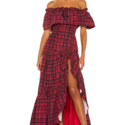 LoveShackFancy ROBE MARTINI Moody Ruby