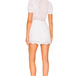 LoveShackFancy ROBE VALENTE Antique White 7 LoveShackFancy ROBE VALENTE Antique White -Pas Cher Tendricia Magasin LESH WD553 V3