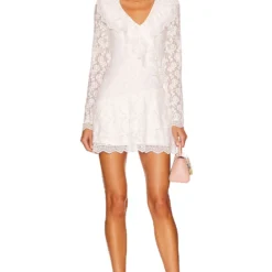 LoveShackFancy ROBE COURTE ATHALA Black 10 LoveShackFancy ROBE COURTE ATHALA Black -Pas Cher Tendricia Magasin LESH WD646 V1