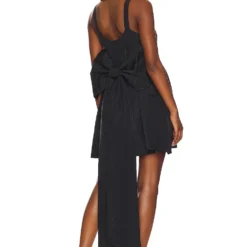 LoveShackFancy ROBE SPIN Black