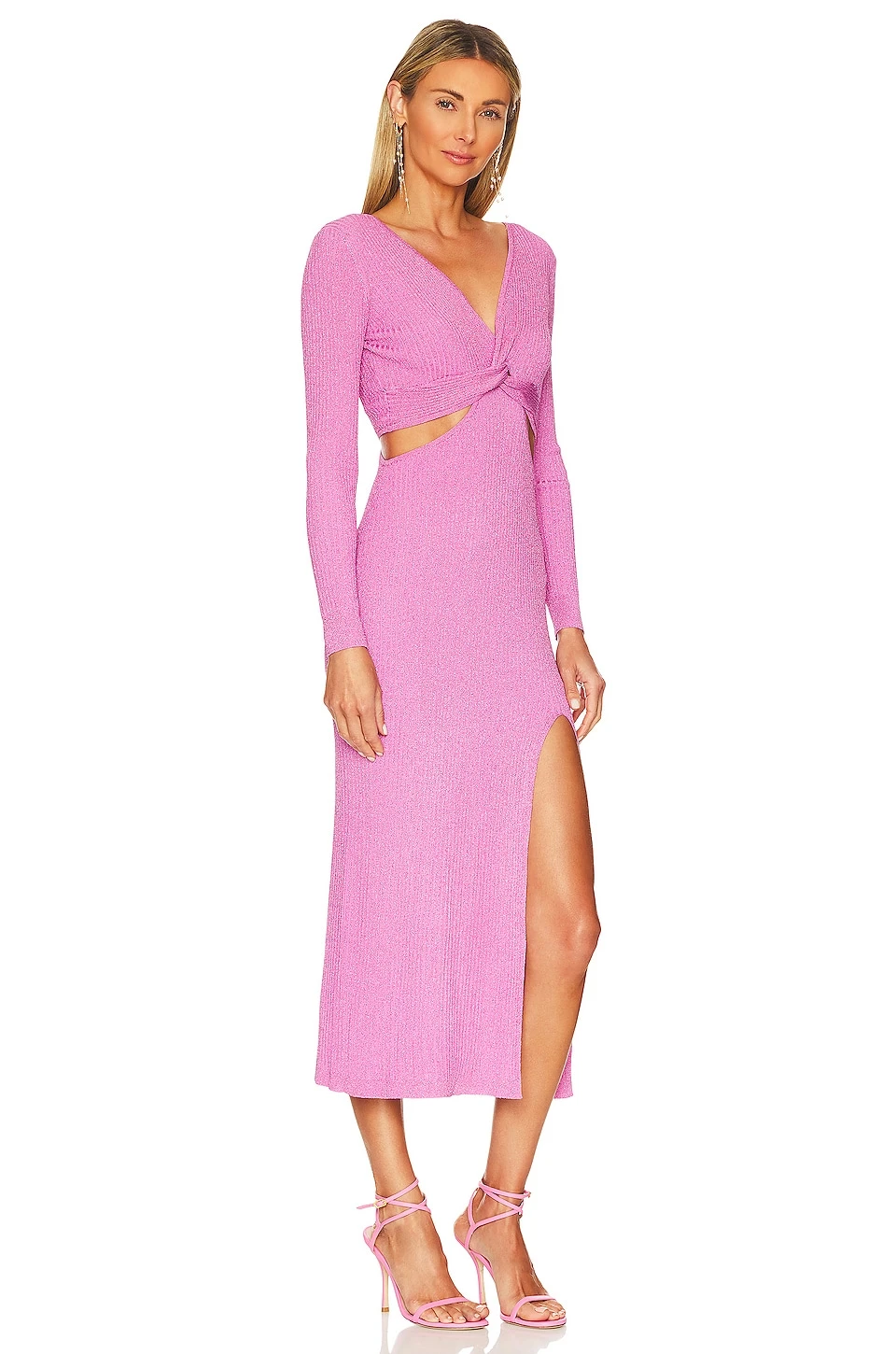 LoveShackFancy ROBE BERNETTE Orchid Sparkle 4 LoveShackFancy ROBE BERNETTE Orchid Sparkle – Image 2